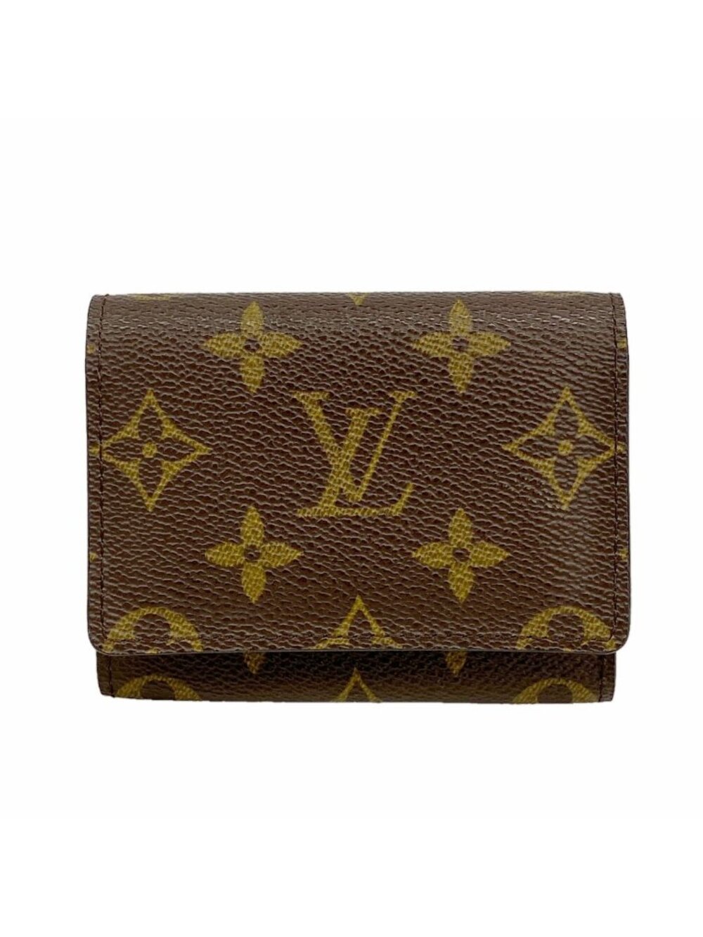 Louis Vuitton Business Card Case Monogram Envelope Holder Brown